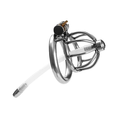 Net Male Chastity Device Cock Cage Penis Ring Sleeve Erotic Urethral Lock Penile Bondage Belt Fetish Adult Sex Toys for Men 18+