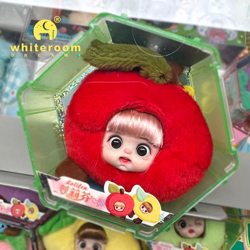 Doll accessori Furry Animal Mini Doll Plush Toy BJD Pendant Mobile Phone Lanyard Backpack Autumn Winter NewYear Gift Girl Plush