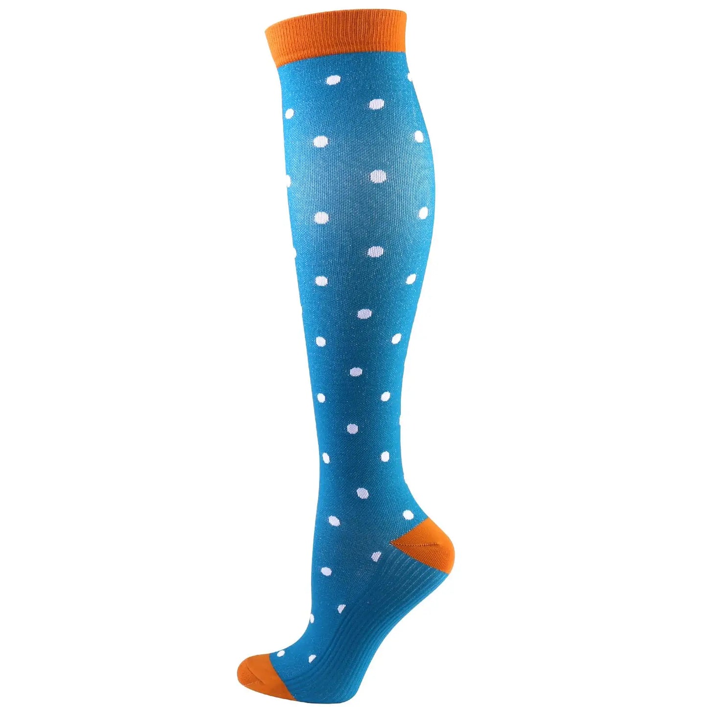 58 Styles Compression Socks 30 Mmhg Heart Star Stripe Socks New Unisex Golfs Tube Thigh Men Outdoor Long Pressure Stockings