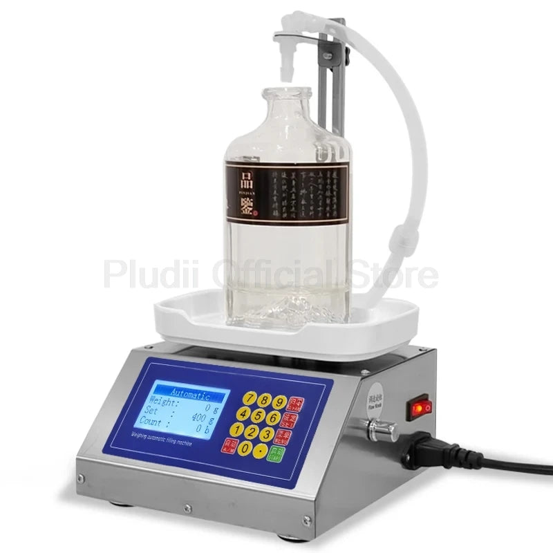 10ml-3000ml Electronic Automatic Quantitative Weighing Diaphragm Pump Filling Machine Scale Liquid Filler Water Oil Wine Juice