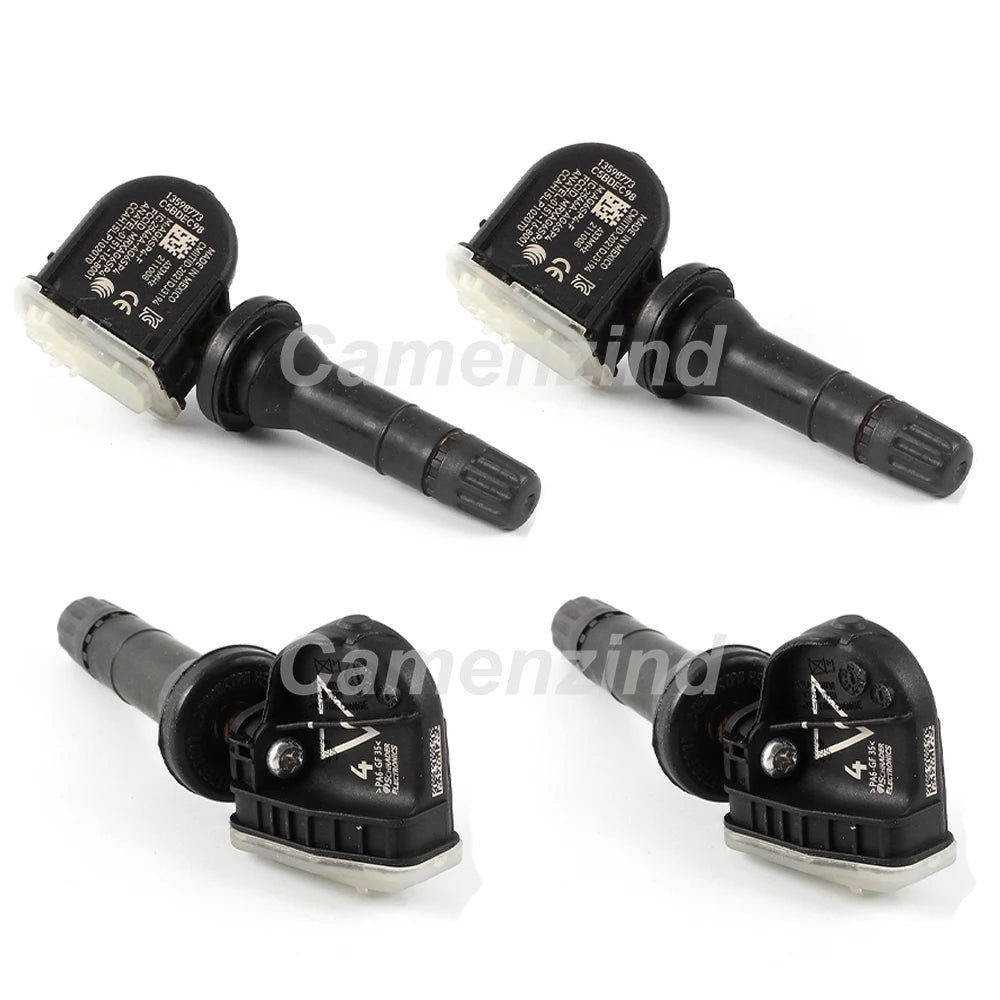 4PCS Tire Pressure Sensors TPMS 433MHz XL8 13598773 13516165 13540601 13540602 13506028 13544444 for GM Buick Cadillac Chevrolet