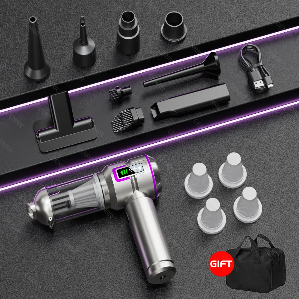 New 998000PA Mini Car Vacuum Cleaner Cordless Powerful for Home Handheld Blower for Car Cleaner Portable Car Vacuum Cleaner