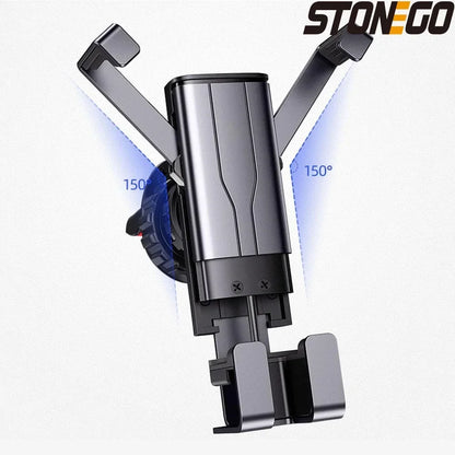 Hands Free Car Mount Phone Holder for Automobile Vehicle Adjustable Universal Car Phone Holder Compatible with Most Smartphones