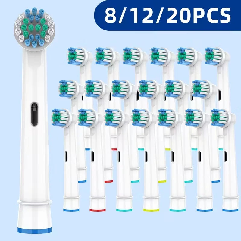 Replacement Brush Heads For Oral-B Electric Toothbrush Fit Advance Power/Pro Health/Triumph/3D Excel/Vitality Precision Clean