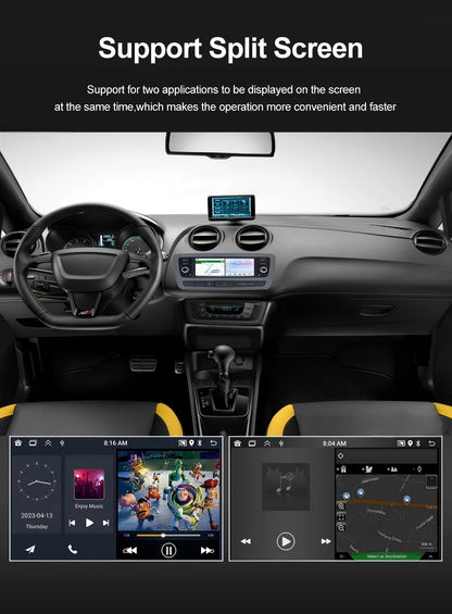 Android 15 Car Radio for SEAT Ibiza 6J IV 4 2012-2015 6.86-inch Car Multimedia Video Player GPS CarPlay AndroidAuto BT