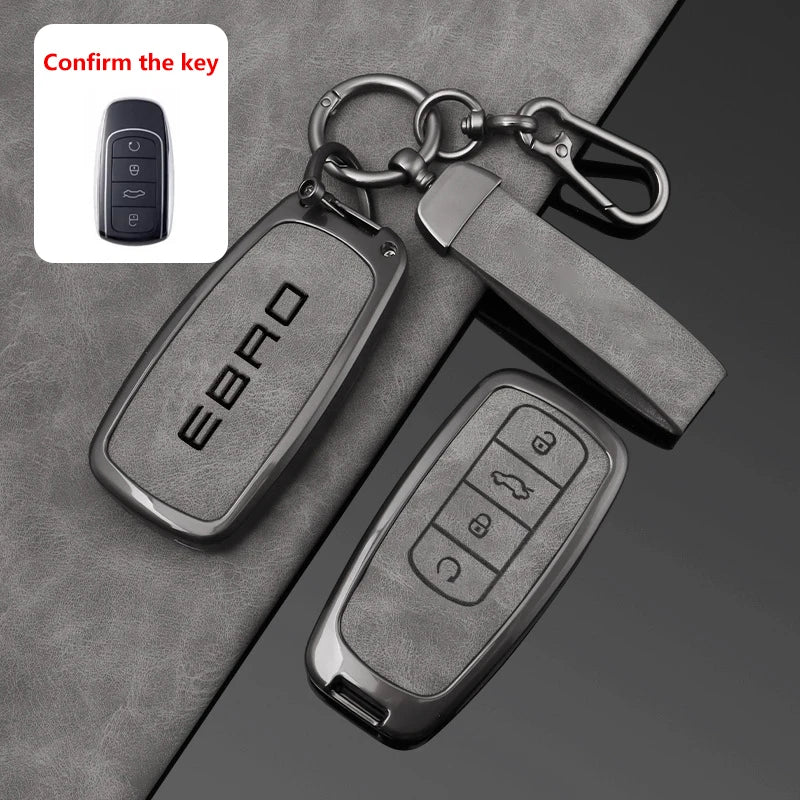 NEW Car Key Case Cover Holder Shell Fit For EBRO S400 EBRO S700 EBRO S800 2025Protection Key Bag Set Keychain Car Accessories