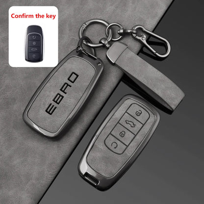 NEW Car Key Case Cover Holder Shell Fit For EBRO S400 EBRO S700 EBRO S800 2025Protection Key Bag Set Keychain Car Accessories