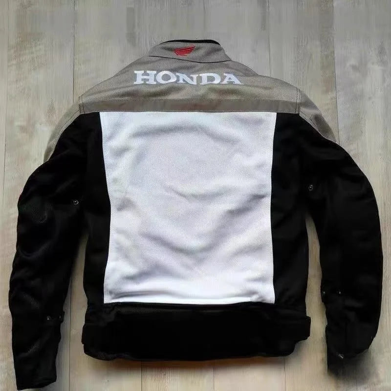 Honda Summer Off-Road Motorcycle Racing Suit Anti-Fall Breathable Mesh Jacket Men's Women's Riding Gear for Racers And Riders