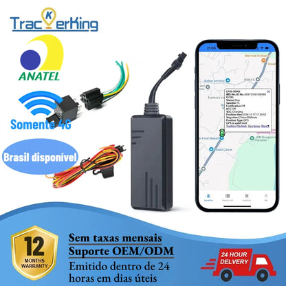GPS Tracker for Car Motorcycle 4G Tracker J16 GPS Tracker Vehicle Satellite Locator Easy Install for vehicle