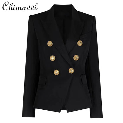 2025 Spring and Autumn New Fashion Professional OL Women's Suit Jacket Top A Line Short Skirt Set Temperament Two-piece Set