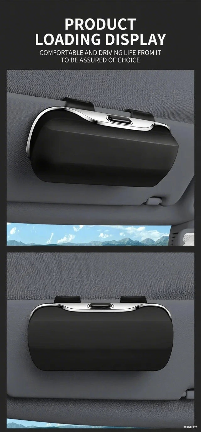 For Volvo XC40 XC60 XC70 XC90 S40 S60 S90 V40 V50 V60 V90 Car Visor Sunglasses Glasses Case Glasses Holder Clip Box Accessories