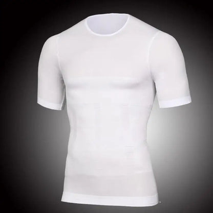 New Slimming Body Shaper Chest Binder Slimming Waist Vest  Men's T-shirt Vest Sleeveless Fitness Sports Clothes Vest Sleeveless