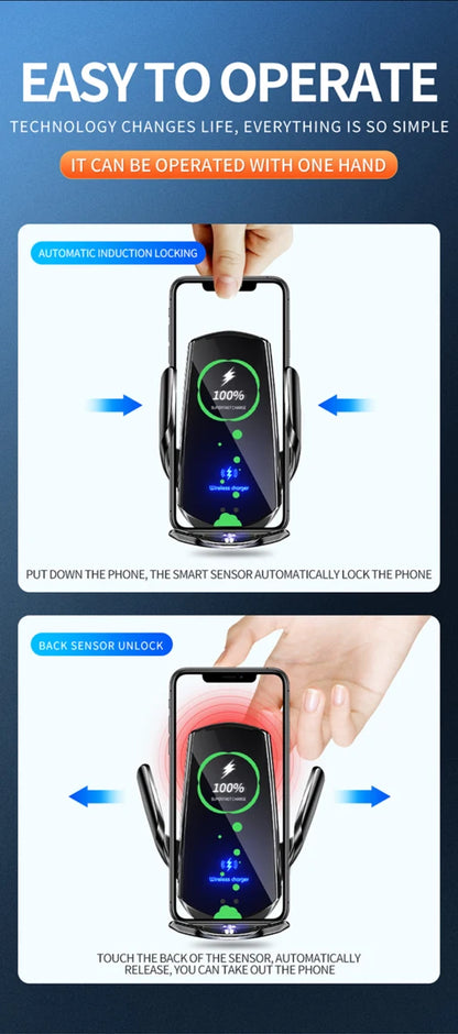 Car Phone Holder Screen Fixed Base For Hong Qi EH7 2024 Mobile Phone Support Car Mounts Wireless Charging Interior Accessories