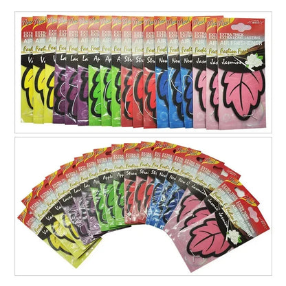 1/6/12/18/24/30PCS Car air freshener smell car perfume for car interior accessories air freshener customization