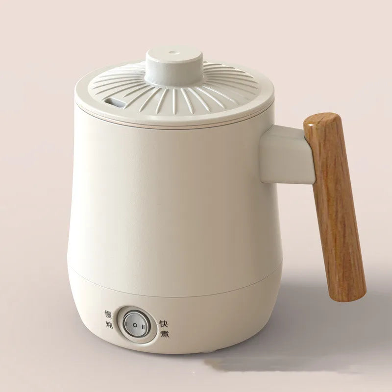 600ml Electric Cup Rice Cooker Health Kettle Hot Insulation Water Cup Non-stick Liner Pot Portable Noodle Cooking Pot 220V