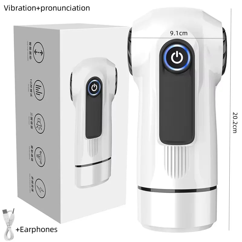 Automatic Male Masturbators APP Control 10Powerful Vibration Sucking Reel Pocket Pussy Trainer Machine Adult Sex Toys for Man 18