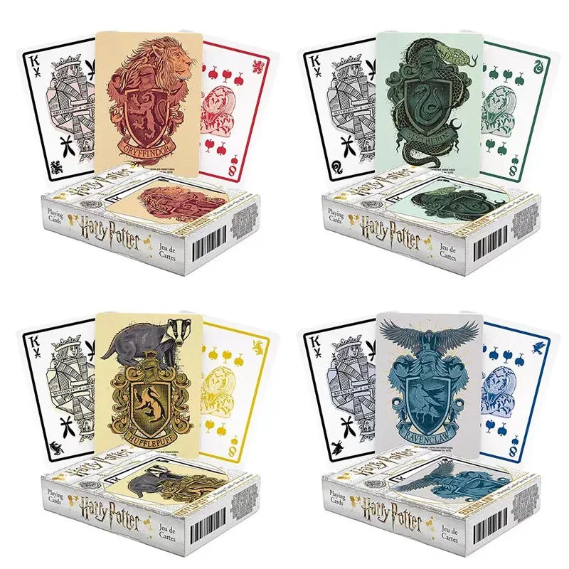 harry potter Four Colleges Poker Cards Movies TV Toys Series Magic Playing Card Entertainment Game Toy Badge Poker Figure Gift
