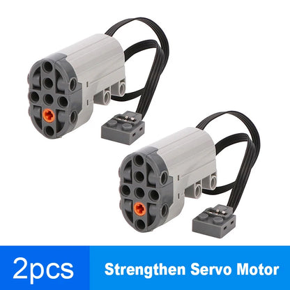 88004 Servo Steering Motor MOC Building Block Bricks Power Up Compatible with Legoeds Technical Parts Assembled Car Toys