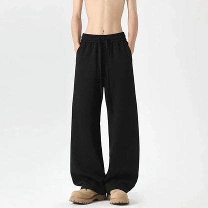 Men's Casual Printed Fleece Trousers, Loose Pants, Wide-leg Casual Pants, Casual Outfits and Theme Parties