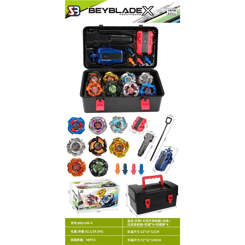 New alloy gyro attack suit with two-way transmitter combat gyro tool storage box gift Hurricane CX BX alloy gyro vs PK game.