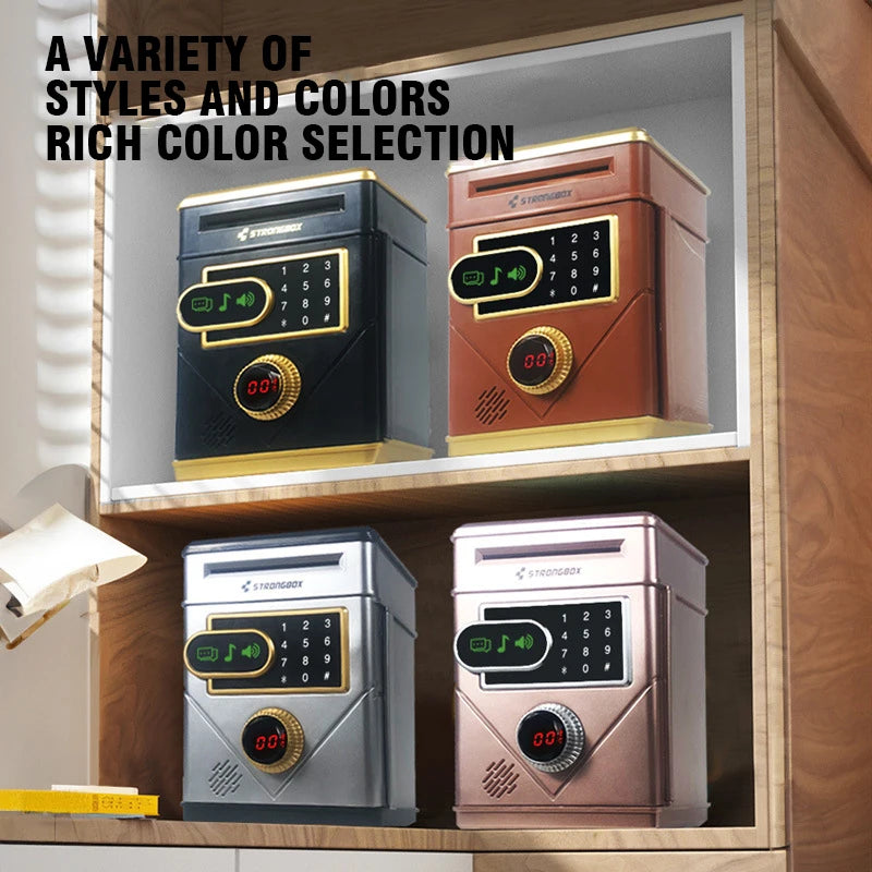 Electronic Piggy Bank Touch Screen Counting Password Safe Box Money Boxes Digital Coins Cash Saving Deposit Atm Machine Kid Gift