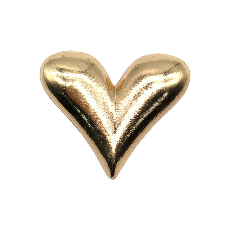 1pcs Designer Golden Crown Metal Shoe Charms Sea Star Shell Luxury Decorations for Shoe Accessorie Heart Pins for Women Girls