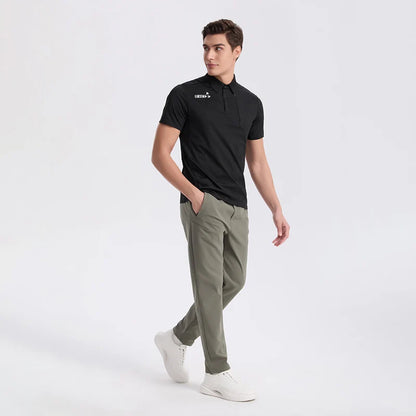LUCEN 2026 Simple Style Printed Men's High-Quality Golf Sport Polo Shirt Breathable Tennis Quick-Dry T-Shirt Tops POLO Tees