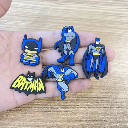 9-100Pcs Hot Toys Cartoon Shoe Charm Accessories DIY Clog Sandal Shoes Buckle Decorations Children Kids Party Gifts