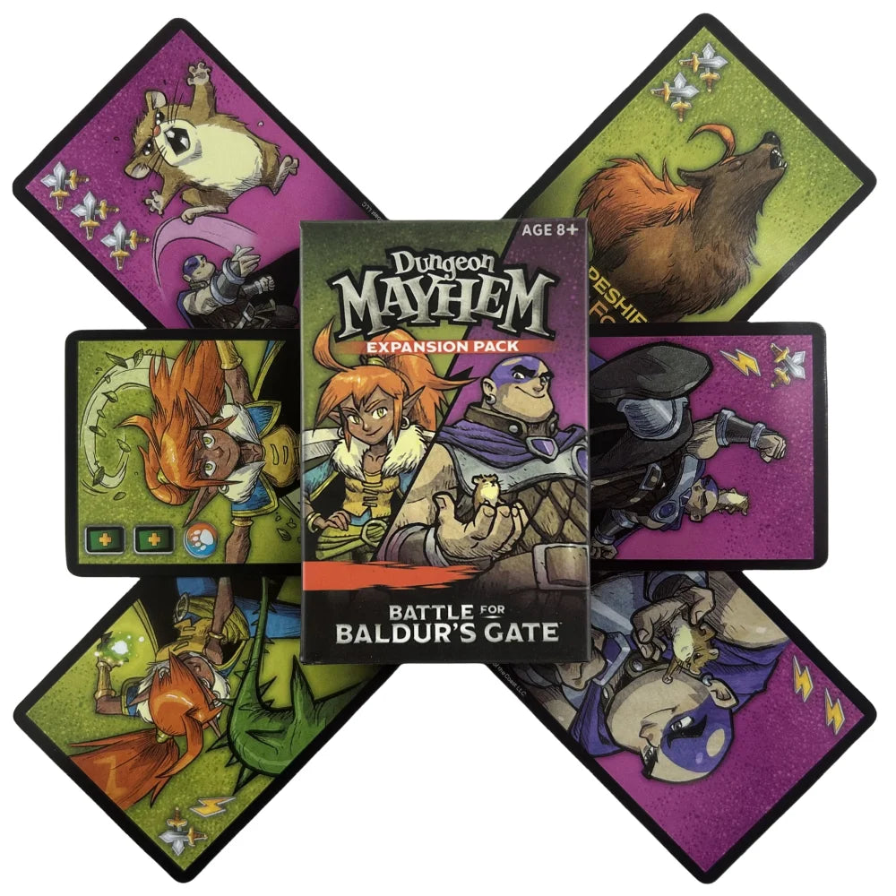 1/3 PCS Family Fun Board Game Playing Card Dungeon Mayhem Card Game Family Party Board Deck Wholesale