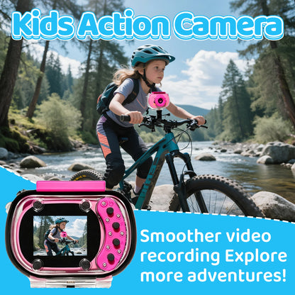 Kids Waterproof Camera 20MP Waterproof Underwater Digital Camera 1080P 10X Digital Zoom Screens Waterproof Digital Camera