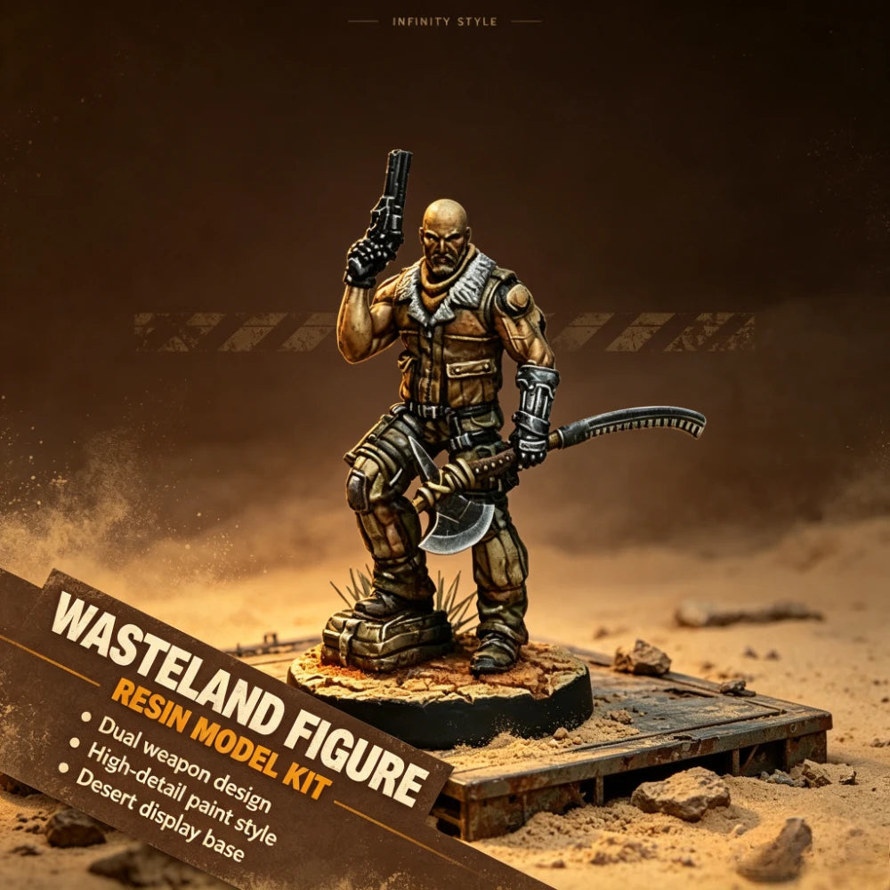 35mm Casting Resin Model Assembly Kit, GK，Cpt. 6th Airborne ， Unpainted Models Include DIY Collectible Models with Bases