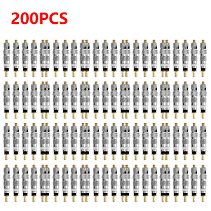 5-1000Pcs Detachable Presta Bicycle Valve Core Replacement Brass CNC FV MTB Road Bike Tire Tubes Service Parts Repair Tools