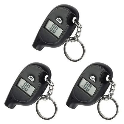 1/2/3/4pcs Mini Keychain Style Tire Gauge Digital Tester Gauge Car Tire Pressure Test Meter Car Motorcycle Tyre Diagnostic Tool