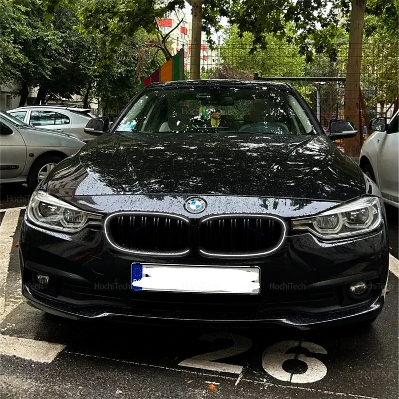 LED Light Front Bumper Racing Grille Grill For BMW 3 Series F30 F31 320i 330i 335i 2012-2019 1 Pair Gloss Black Kidney Grills
