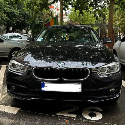 LED Light Front Bumper Racing Grille Grill For BMW 3 Series F30 F31 320i 330i 335i 2012-2019 1 Pair Gloss Black Kidney Grills