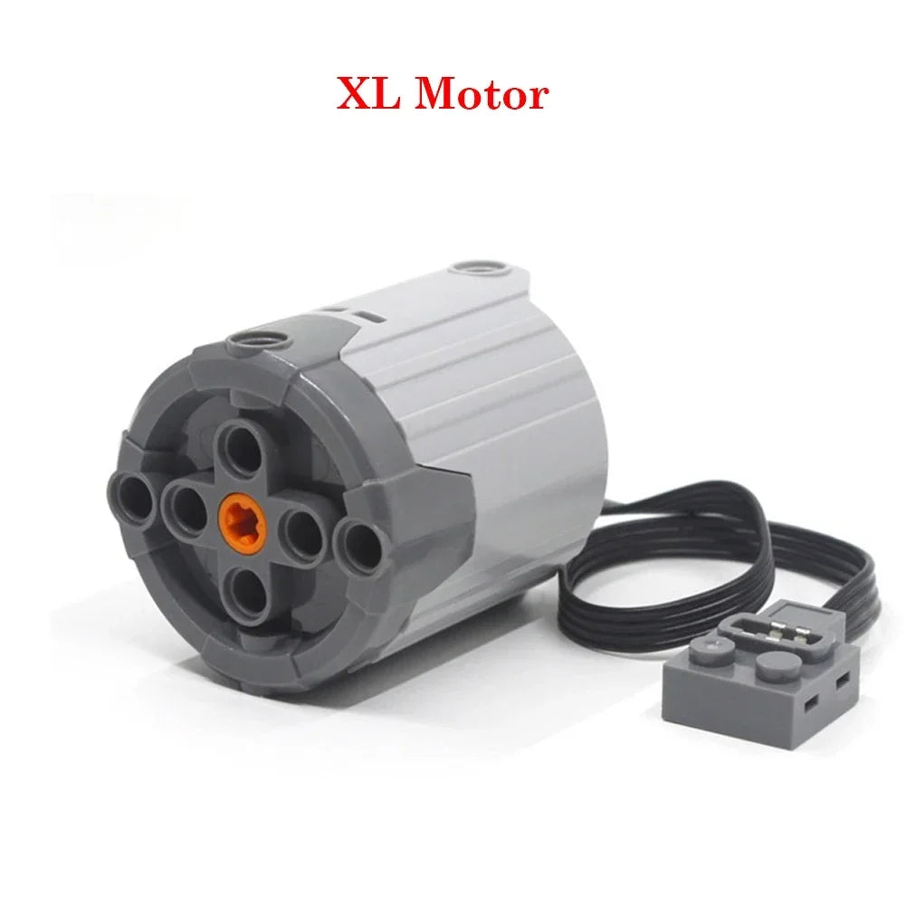MOC Power Functions Parts Technical Servo Train Buggy M Motor 8883 Modified IR Remote Power Group Sets Lithium Battery Box 9686