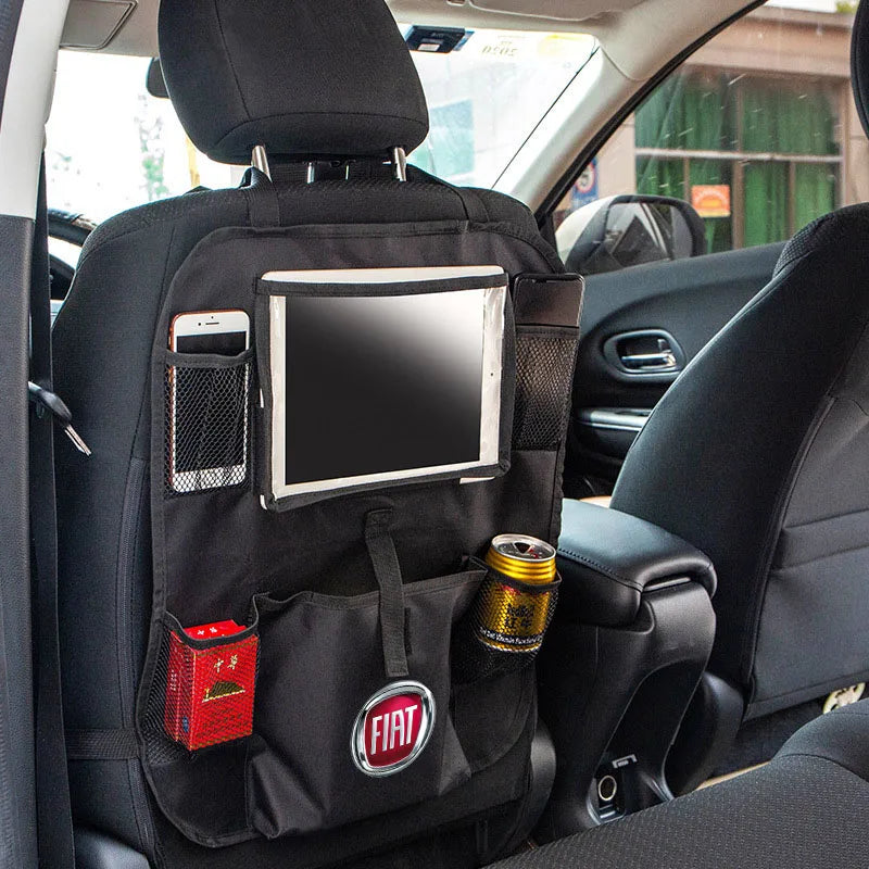 Car Seat Organizer Multifunctional Oxford Fabric Back Multi Pocket Storage Bag For FIAT 500 500E 500L 500C 500S 500X Accessories