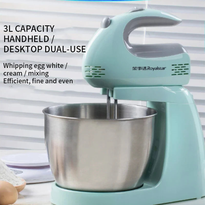 2026 Electric Egg Beater Desktop High Power Hand-Held Stirring for Baking And Whipped Cream Household Kitchen Appliance