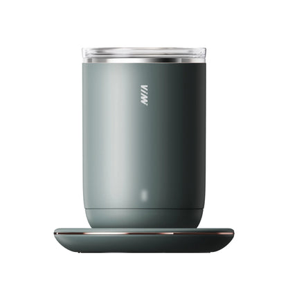 55℃ Mug Heater Automatic Stirring Mug Coffee Milk Mixing Mugs Stainless Steel Cup USB Electric Double Insulated Smart Cup
