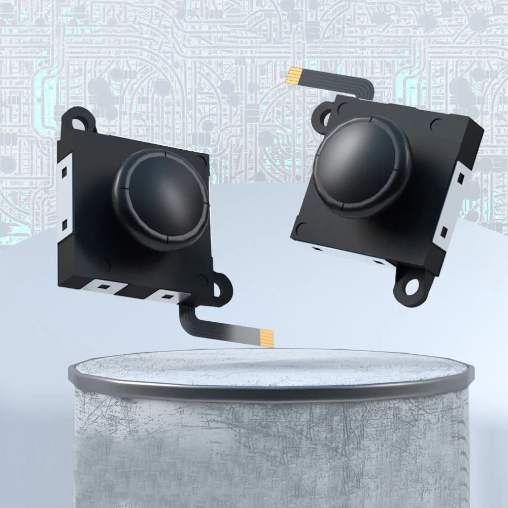 2pcs Replacement Hall Effect Joystick for JoyCon Replacement No Drifting Electromagnetic Hall Stick for Swicth OLED Lite Repair