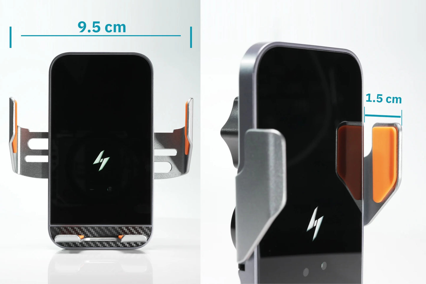 For Ford Everest 2023 2024 2025 Car Phone Holder Car Wireless Charging Mount Custom Designed Dual Phone Holder Base Accessories