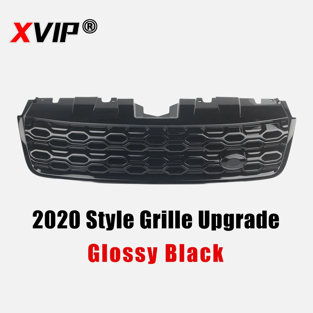 XVIP Honeycomb Style Black Upper Grille Mesh Vent Trim Car Exterior Accessories For Land Rover Discovery Sport L550 2015-2019
