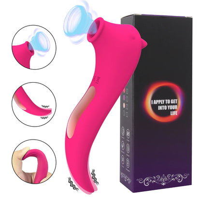 Powerful Clitoris Sucking Vibrator for Women Nipple Oral Vacuum Stimulator Massager Dildo Female Masturbator Sex Toys for Adult