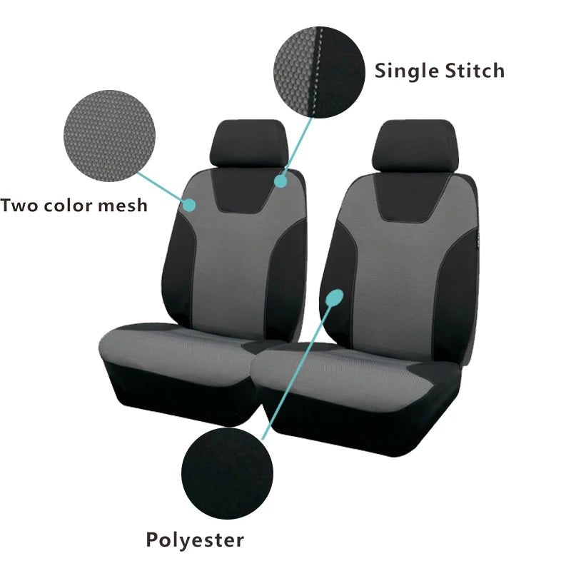 AUTOKING Universal 4pcs/9pcs Sports Car Seat Covers Set Fit for Most Car Golf 4 Car Accessories Interior Girl peugeot 207 206