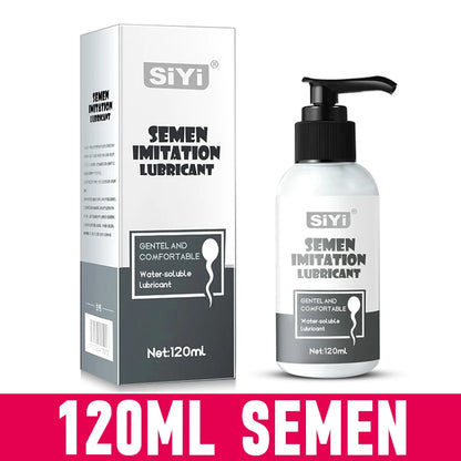 Gay Lubricant For Sex Adult Man Anal Lubrication Semen Cream Lube Water-Based Sperm Gel Women Intimate Sex Game Toys Lubricating