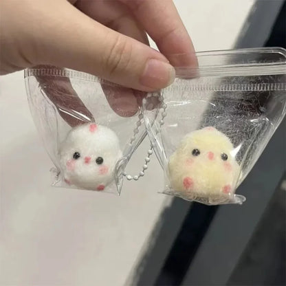Squishy Cute Chick Squeeze Stress Relief Toy Soft Mochi Toy Cartoon Slow Rebound Decompression Fidget Toys for Kids Gifts
