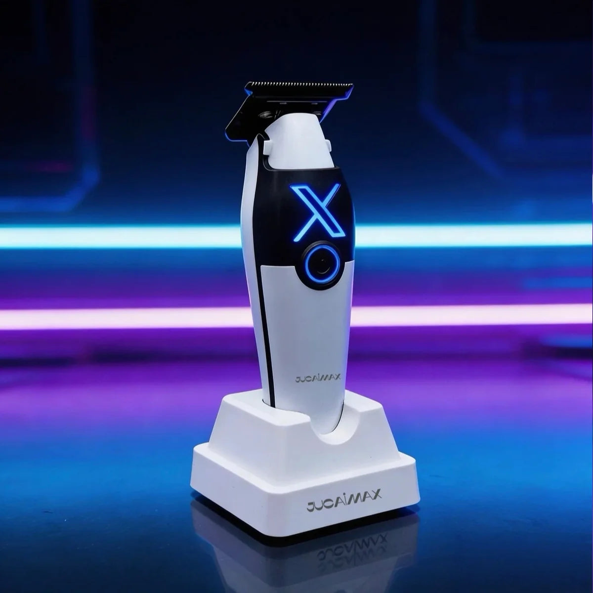 JUCAI X01 Professional Hair Clipper for Men Brushless Motor with Base Charger PHANTECHO2.0 DLCBlade Professional Barber Machines