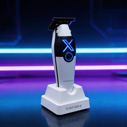 JUCAI X01 Professional Hair Clipper for Men Brushless Motor with Base Charger PHANTECHO2.0 DLCBlade Professional Barber Machines