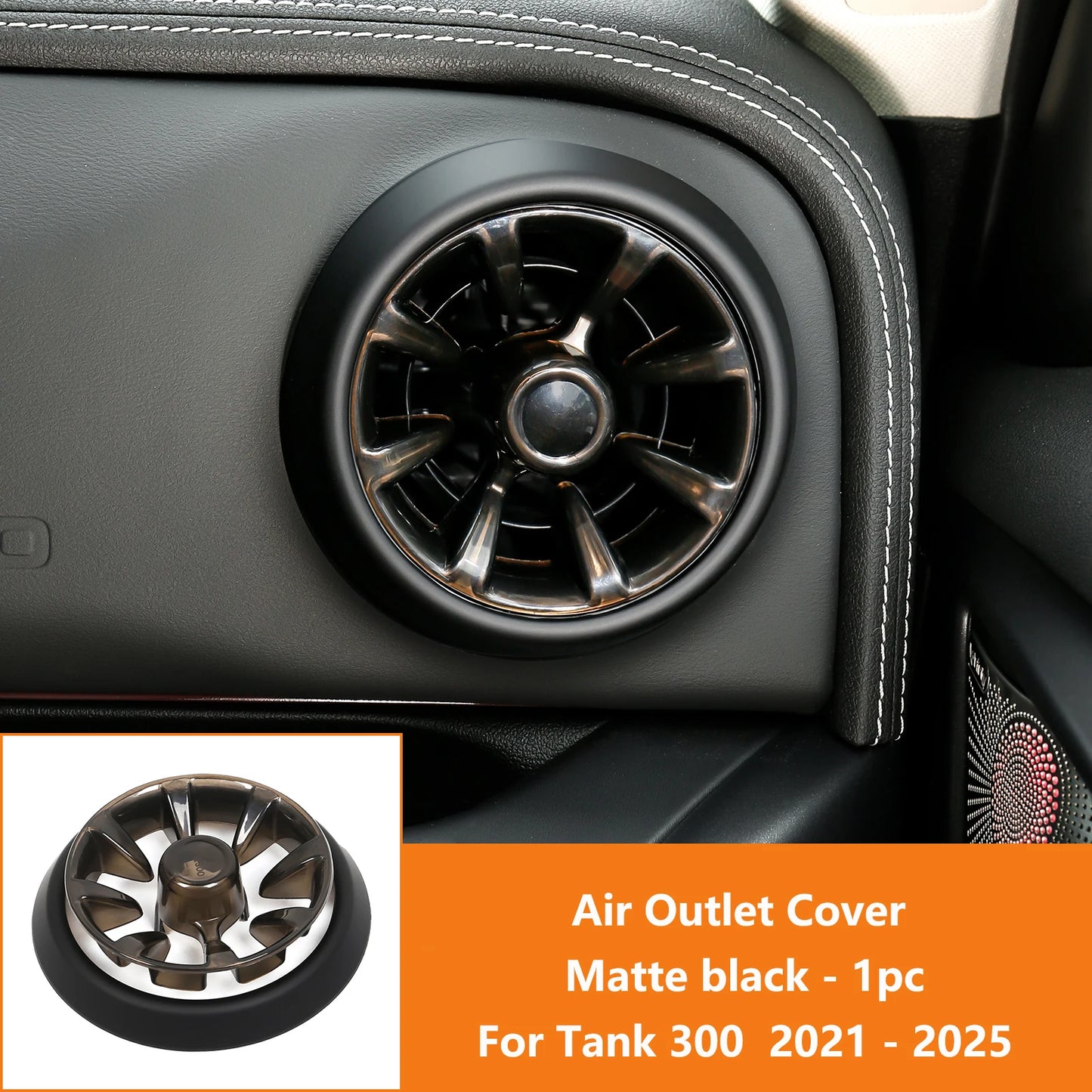 For GWM Tank 300 2021-2025 Interior Air Conditioner Vent Cover Sun Visor Light Shield Decoration Modification Cover Accessories