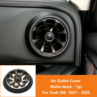 For GWM Tank 300 2021-2025 Interior Air Conditioner Vent Cover Sun Visor Light Shield Decoration Modification Cover Accessories